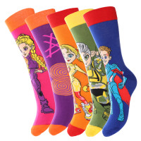 BY Русские Супергерои Носки р. 23-25, 65% хлопок, 25% полиэстер, 10% спандекс, 4 диз.