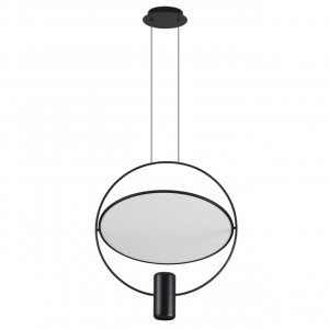 ODEON LIGHT 7029/2L HIGHTECH ODL25 285 черн /бел мат/акрил Подвес. св-к черн IP20 GU10 2x7W ORBITE