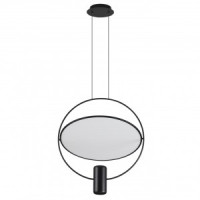 ODEON LIGHT 7029/2L HIGHTECH ODL25 285 черн /бел мат/акрил Подвес. св-к черн IP20 GU10 2x7W ORBITE