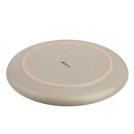 MILLIMI Тарелка десертная 20х2см, керамика, бежевый