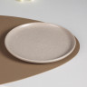 MILLIMI Тарелка десертная 20х2см, керамика, бежевый