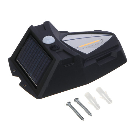 ЕРМАК Светильник, солнечная батарея, 1-1 LED, 800мАч, 3 режима, пластик, 110х55х165 мм, датчик движ