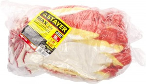 Перчатки STAYER "МASTER" MaxSafe трикотажные, двойная обливная ладонь из латекса, х/б, 13 класс, L-X