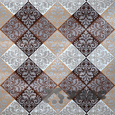 Клеенка 140*20 ДЕКОРАМА 107А (плитка, кор.) ТУРЦИЯ