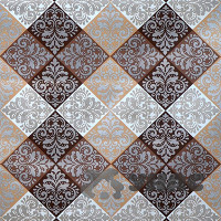 Клеенка 140*20 ДЕКОРАМА 107А (плитка, кор.) ТУРЦИЯ