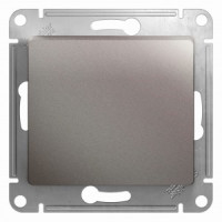 Systeme Electric GLOSSA мех. выкл. (перекл. перекрестный) СУ 1 кл. платина (пл.осн.) GSL001271 (5!)