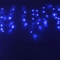 Гирлянда-бахрома 120LED синий 3.0*0.7м., провод прозр. IP20 IC-120B Funray