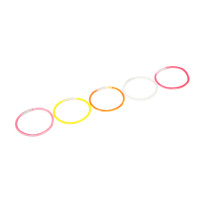 СНОУ БУМ Набор неоновых браслетов 10шт по 20 см, 5 цветов, пластик