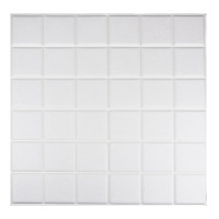 INBLOOM Плитка самоклеящаяся 60х60х0.8см, XPE, белая
