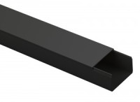 ЭРА кабель-канал ПВХ черный 40х25 2м (24м в уп., цена за 1м) KK-B-40-25 61744