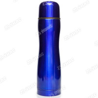 Термос метал. 1л узкое горло ЦВЕТНОЙ NA1826-3 (30)