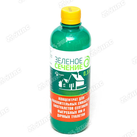 Концентрат для выгребных ям и биотуалет 0,5 л Зеленое Сечение