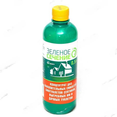 Концентрат для выгребных ям и биотуалет 0,5 л Зеленое Сечение
