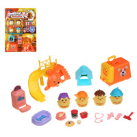 ИГРОЛЕНД Набор аксессуаров для питомцев &quot;Счастливая семья&quot;, цыплята, PP, ABS, 26,8х6,5х39,3 см