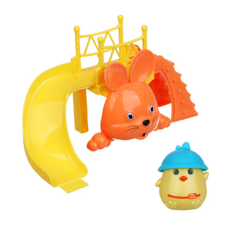 ИГРОЛЕНД Набор аксессуаров для питомцев "Счастливая семья", цыплята, PP, ABS, 26,8х6,5х39,3 см