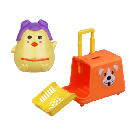 ИГРОЛЕНД Набор аксессуаров для питомцев "Счастливая семья", цыплята, PP, ABS, 26,8х6,5х39,3 см