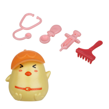 ИГРОЛЕНД Набор аксессуаров для питомцев "Счастливая семья", цыплята, PP, ABS, 26,8х6,5х39,3 см