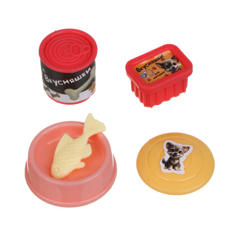 ИГРОЛЕНД Набор аксессуаров для питомцев "Счастливая семья", цыплята, PP, ABS, 26,8х6,5х39,3 см