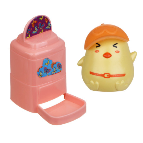 ИГРОЛЕНД Набор аксессуаров для питомцев "Счастливая семья", цыплята, PP, ABS, 26,8х6,5х39,3 см