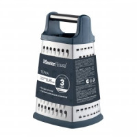 Терка четырехгранная Шерл, высота 22см, нерж сталь, пластик, основ-е резина 75498 Master House