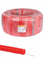 TDM труба гофр. ПНД d 16 с зондом 100м красная, легкая (цена за 1м) (100!)SQ0413-0031