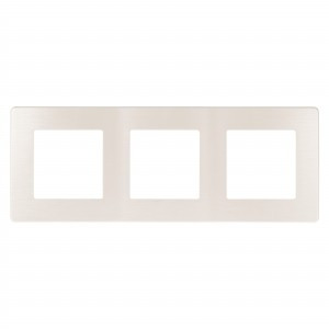 ЭРА 12 рамка СУ 3 мест. САТИН, перламутр 12-5103-15 8816