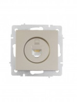 Lezard VESNA мех. роз. комп СУ 1 мест. титан (RJ45) (корп. ABS) 742-3788-139