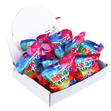 ИГРОЛЕНД Игрушка-антистресс, TPR, полиэстер, 6см, 5-9 дизайнов