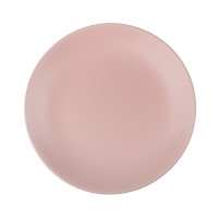 Тарелка закусочная 19см, тм MILLIMI розовый, керамика