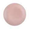 Тарелка закусочная 19см, тм MILLIMI розовый, керамика