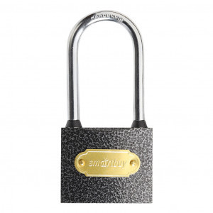 Smartbuy Замок навесной,Ш60xВ48мм, удлиненная дужка d=8,5мм, 3 кл., SBT-LK-6048L