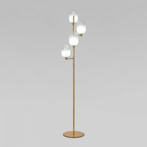 Eurosvet Торшер 4x40W G9 325х325х1660 мет. бел./латунь Loona 01161/4 a065617