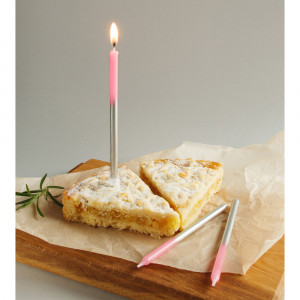 FNtastic Свечи для торта 6шт, перламутр-градиент, парафин, 2 цвета