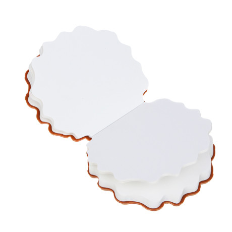 Записная книжка фигурная, 7,8-9x8,5-9см, 70 л., обложка из ПВХ, ароматизированная, 2 дизайна