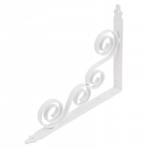Кронштейн фигурный Домарт мод.8250*200) белый10)
