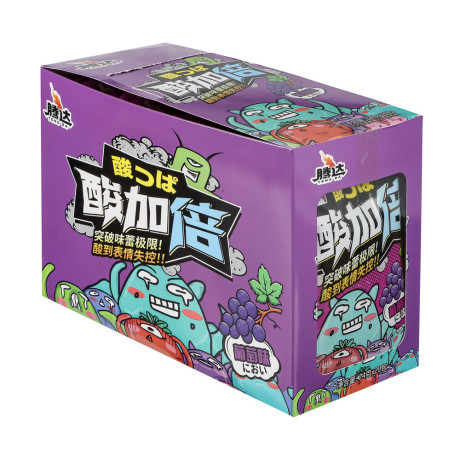 Конфеты супер кислые виноград Монстрики 24 гр