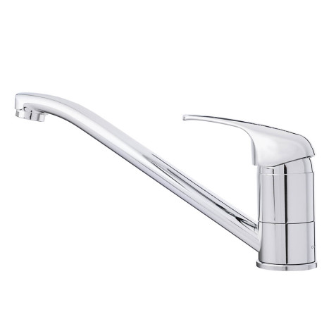 СоюзКран Смеситель для кухни, низкий излив 25см, керам. картридж 35мм, хром, цинк, SK01-I102