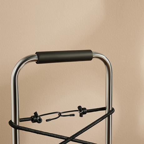 Тележка для сумок тм VETTA, металл, грузоподъемность 40кг, 95х35х46см, колеса d14см, хром