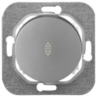 Bylectrica РЕТРО ПРОВАНС мех. выкл. 1 кл. перекрестный, СУ (С6/2 10-3362 серебро)