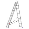 Лестница, 3 х 10 ступеней, алюминиевая, трехсекционная, Сибртех
