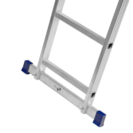 Лестница, 3 х 10 ступеней, алюминиевая, трехсекционная, Сибртех