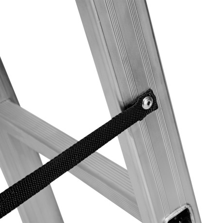 Лестница, 3 х 10 ступеней, алюминиевая, трехсекционная, Сибртех