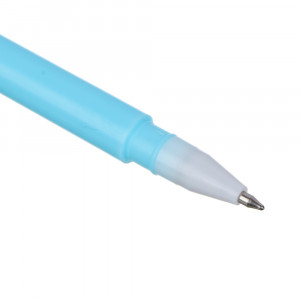 Ручка шариковая синяя, наконечник в форме динозаврика, подсветка, 4 цвета корпуса