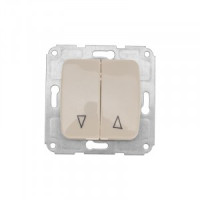 KRANZ DEA мех. выкл. д/жалюзи 2кл СУ 10А Беж KR-78-0239