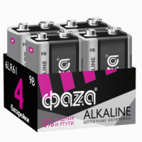 Э/п ФАЗА 6LR61 Alkaline Pack-4 (крона)