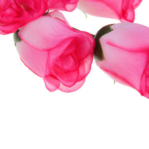 LADECOR Букет искусственных цветов в виде бутонов роз, 6 цветов