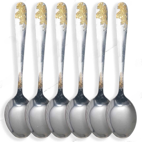 Ложка чайная NA1780-3 Лист 6 шт. (100)