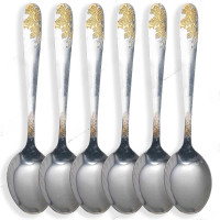 Ложка чайная NA1780-3 Лист 6 шт. (100)