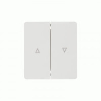 KRANZ MIELE ROUND мех. выкл. 2 кл. СУ для жалюзи возвратный 10А перламутр KR-78-0711-1