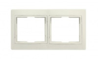 Smartbuy Венера Рамка 2-мест. горизонтальная бежевая  (SBE-01i-00-FR-2)